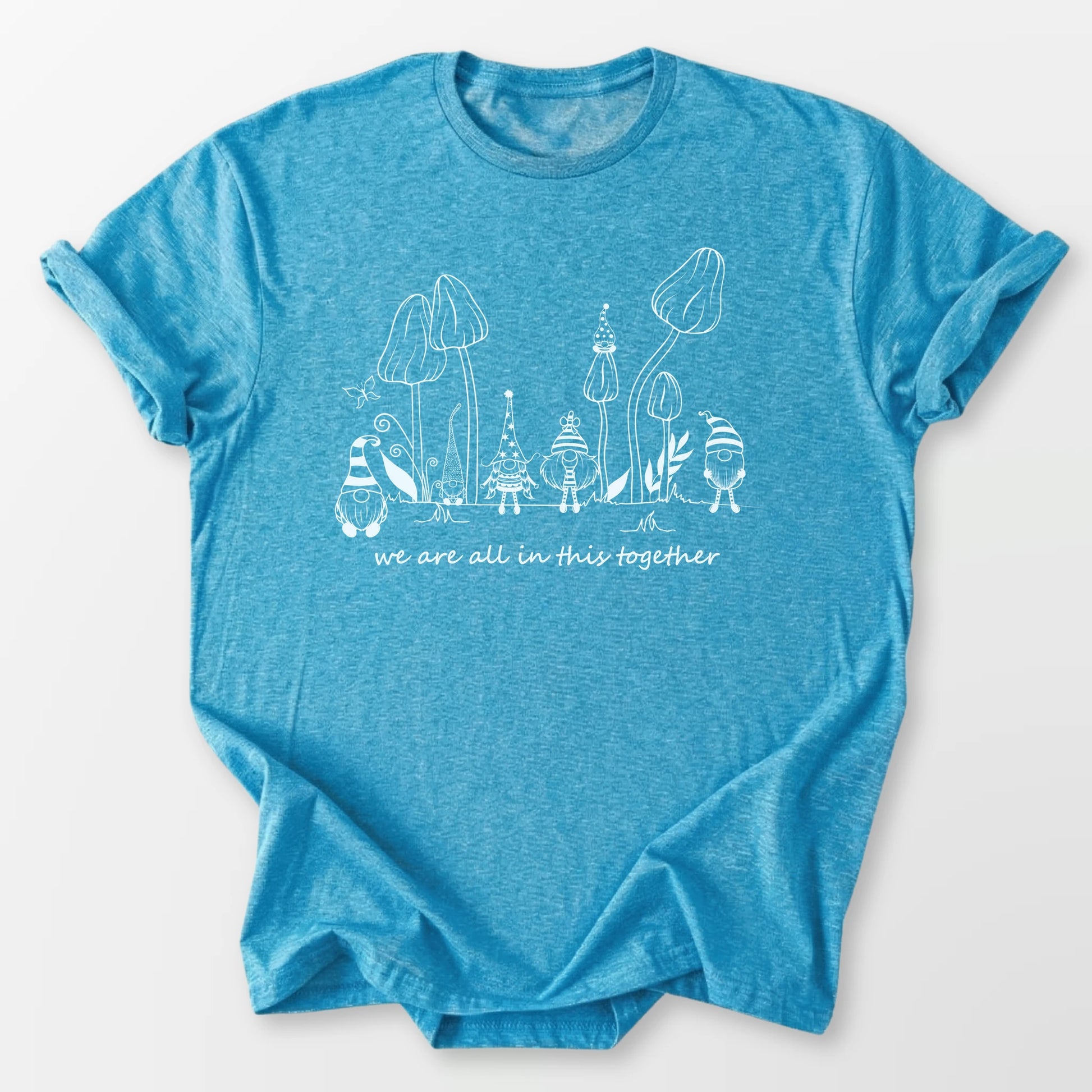 All In This Together Tee Heather Sapphire T-Shirt