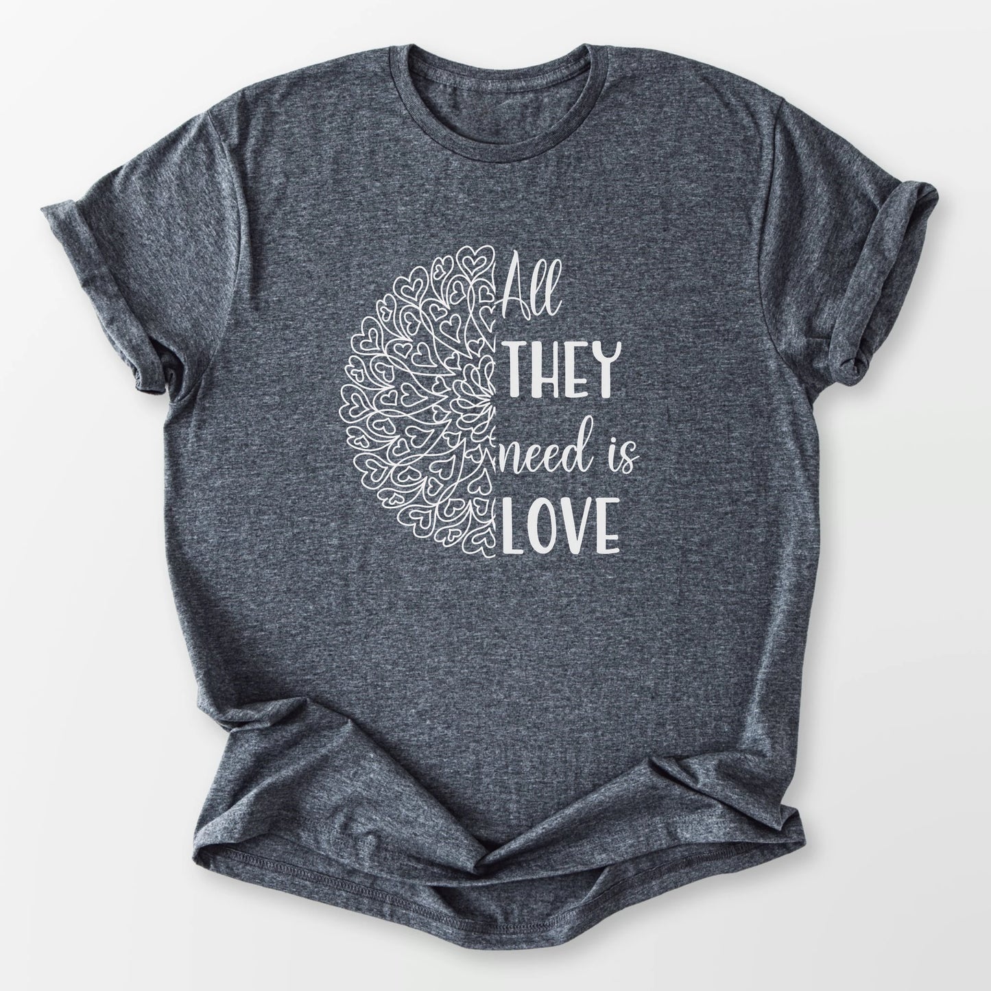 All They Need Tee Dark Heather Grey T-Shirt