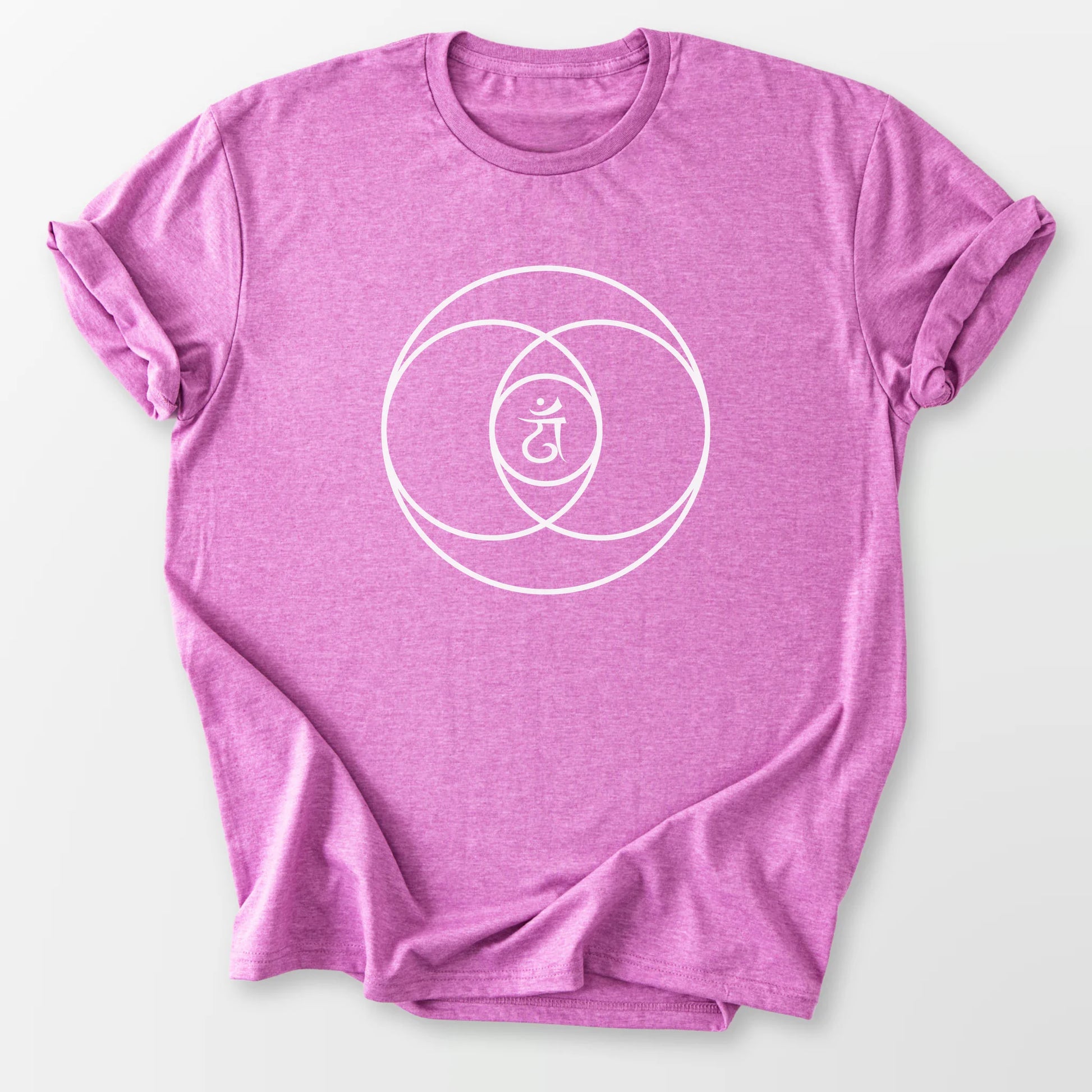 Anahata Portal Tee Heather Radiant Orchid T-Shirt