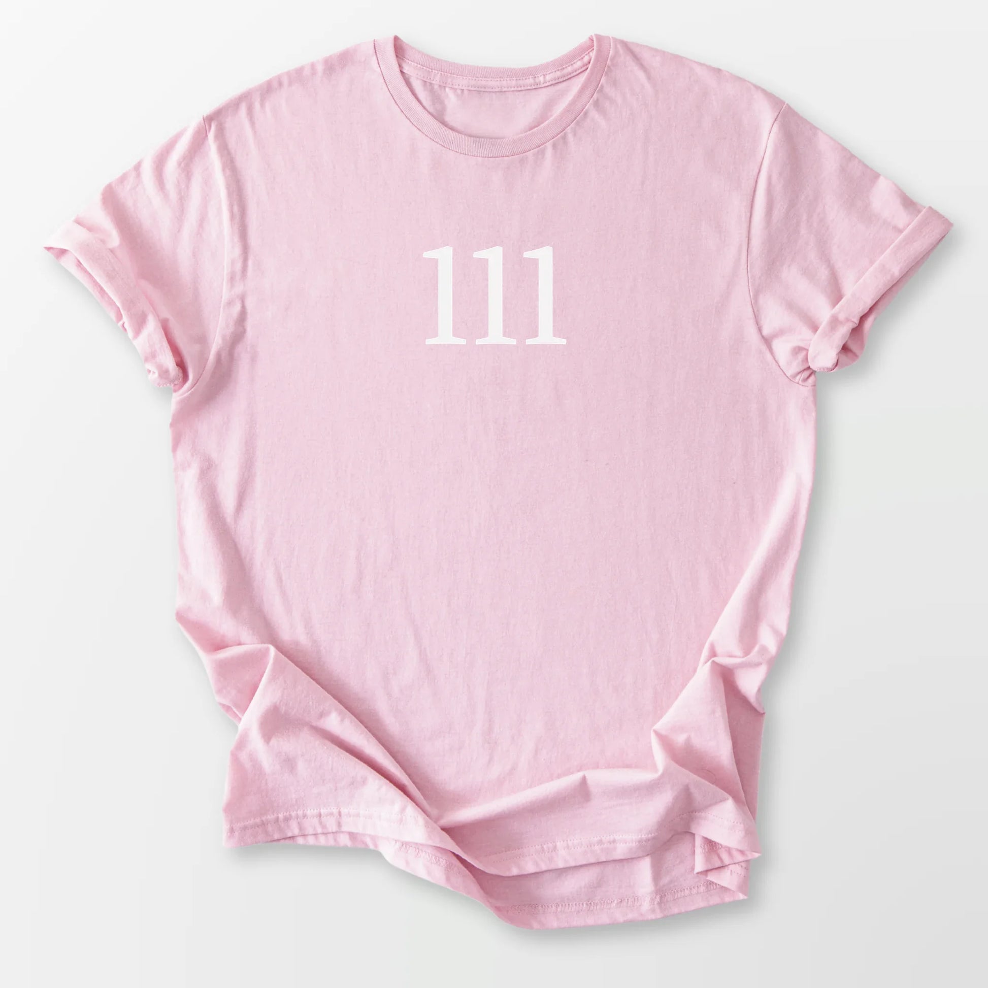 Angel Number 111 Tee Light Pink T-Shirt