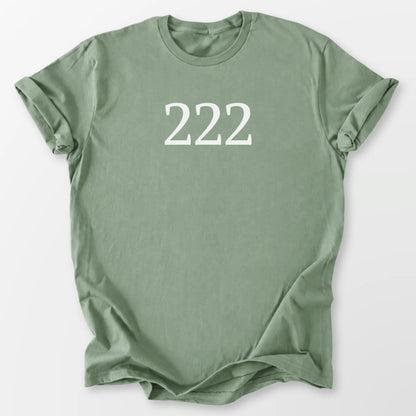 Angel Number 222 Tee Sage T-Shirt