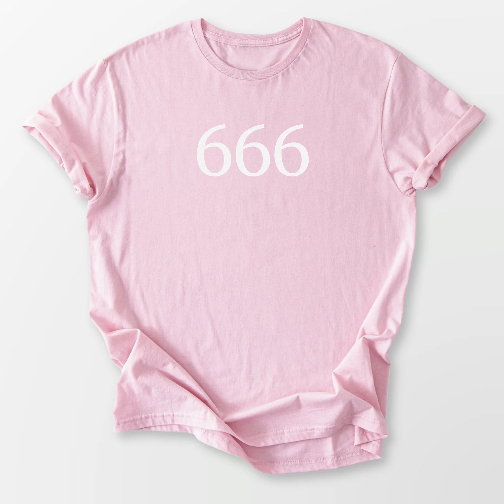 Angel Number 666 Tee Light Pink T-Shirt