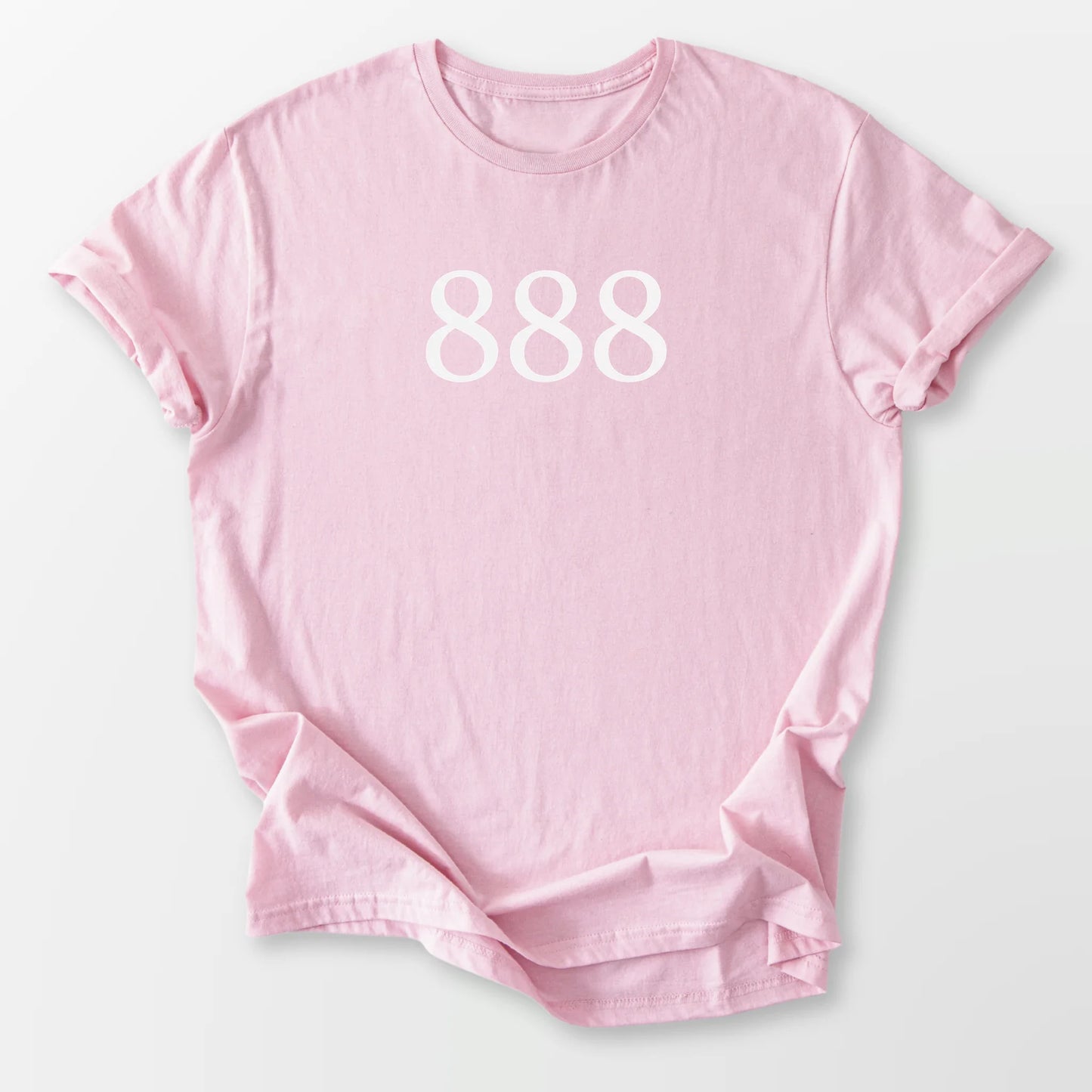 Angel Number 888 Tee Light Pink T-Shirt