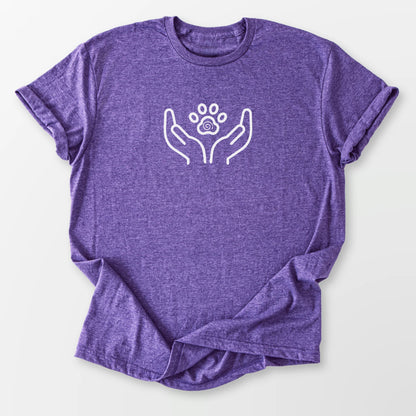 Animal Reiki Tee Heather Purple T-Shirt