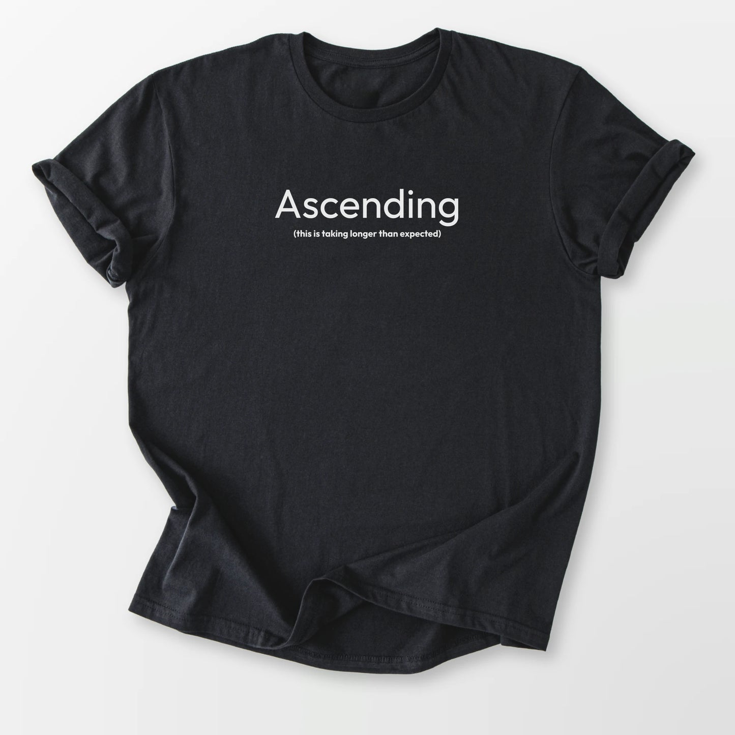 Ascending Taking Longer Tee Black T-Shirt