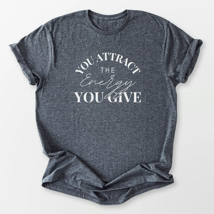 Attract the Energy Tee Dark Heather Grey T-Shirt