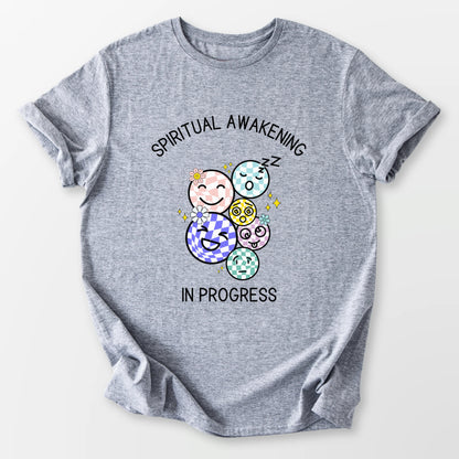 Awakening In Progress Tee Sport Grey T-Shirt