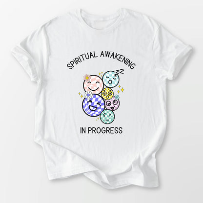 Awakening In Progress Tee White T-Shirt