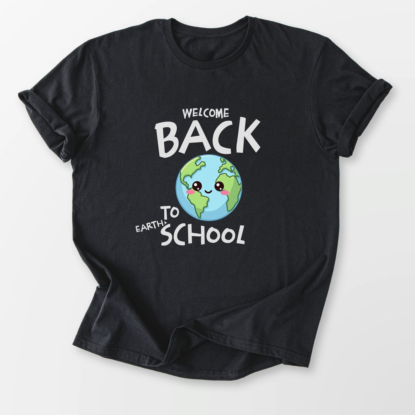 Back to Earth School Tee Black T-Shirt