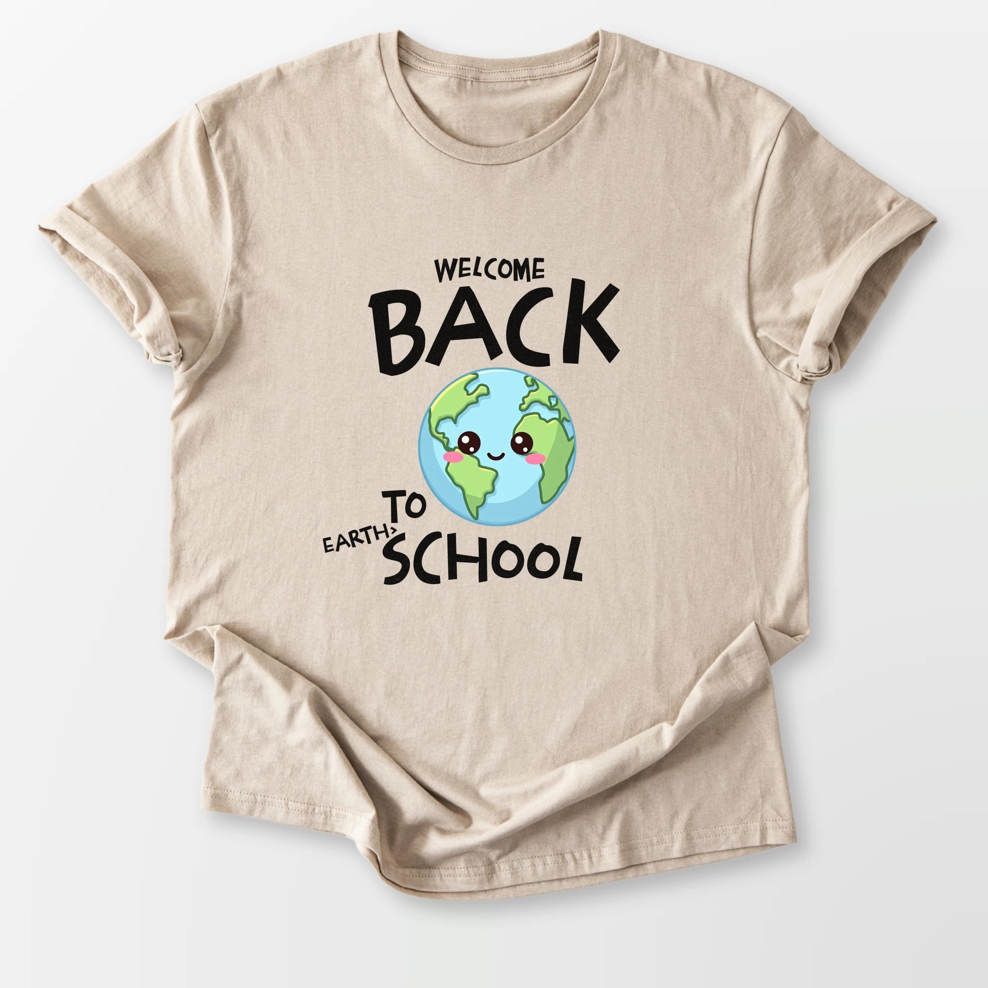 Back to Earth School Tee Sand T-Shirt
