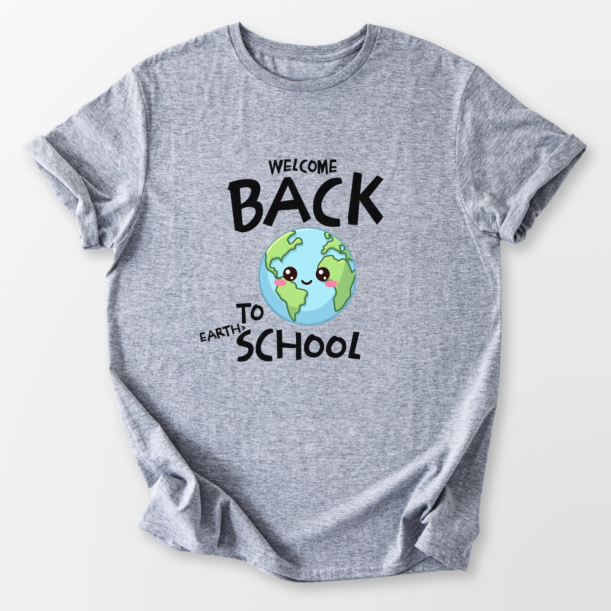 Back to Earth School Tee Sport Grey T-Shirt