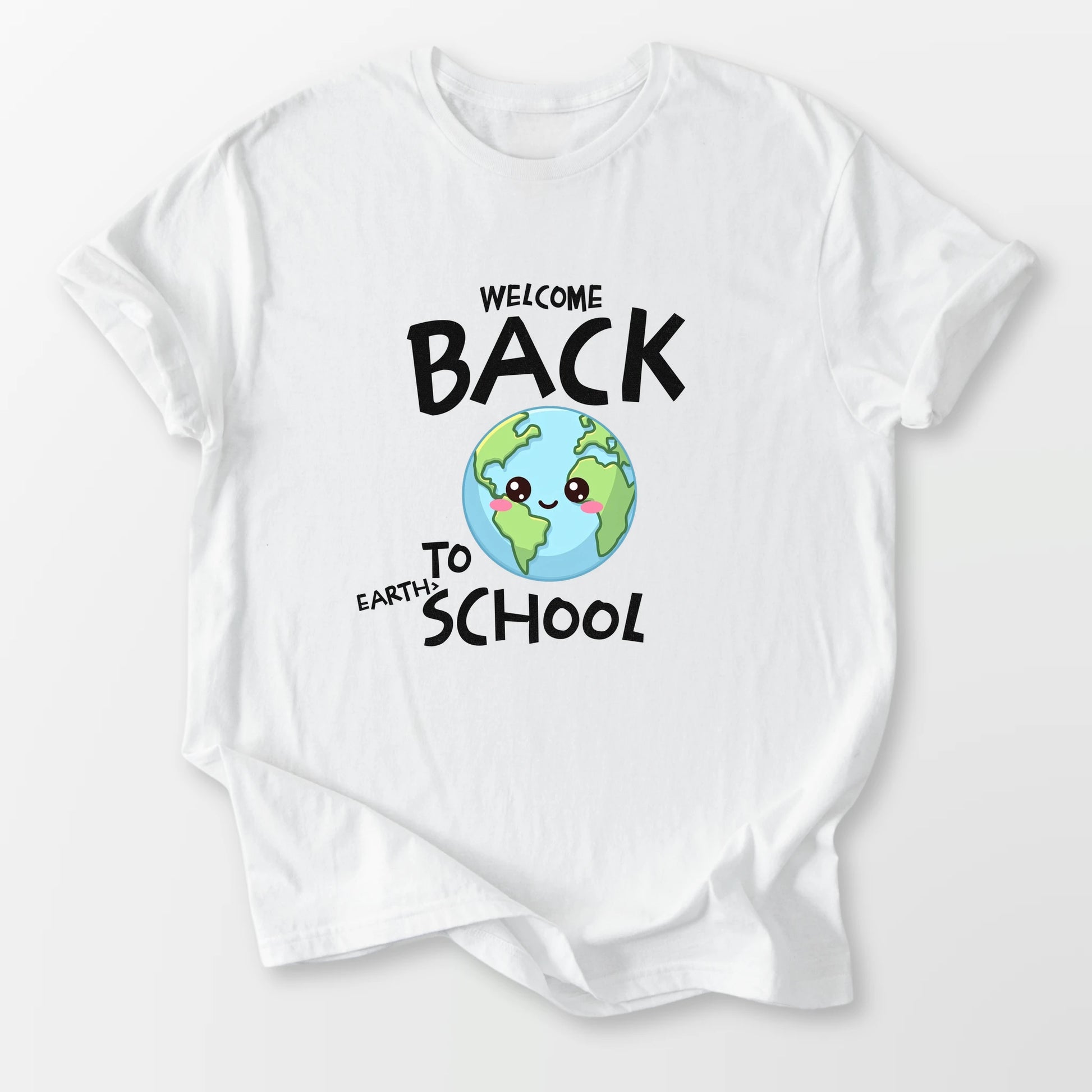 Back to Earth School Tee White T-Shirt