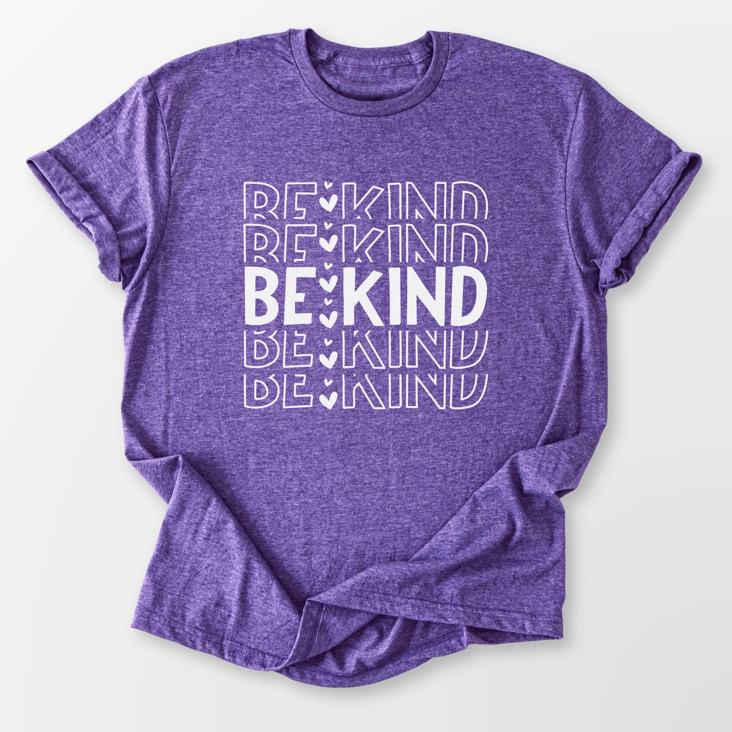 Be Kind Be Kind Tee Heather Purple T-Shirt
