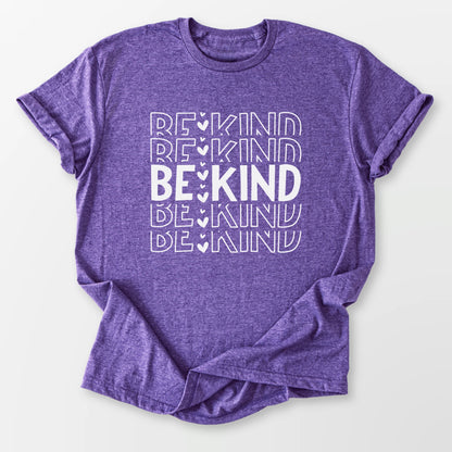 Be Kind Be Kind Tee Heather Purple T-Shirt