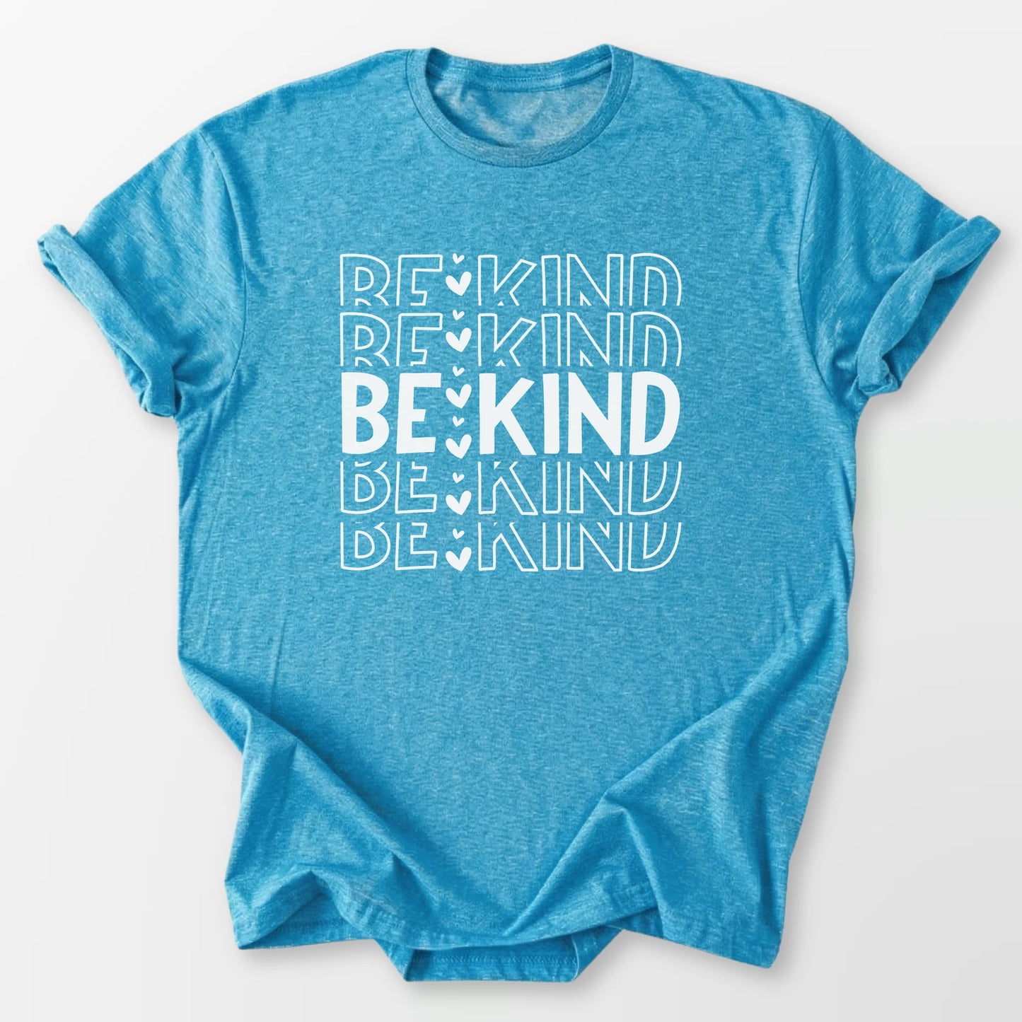 Be Kind Be Kind Tee Heather Sapphire T-Shirt