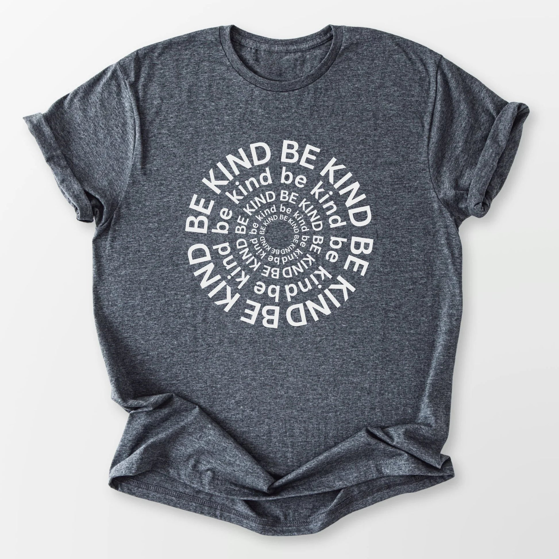 Be Kind Circle Tee Dark Heather Grey T-Shirt
