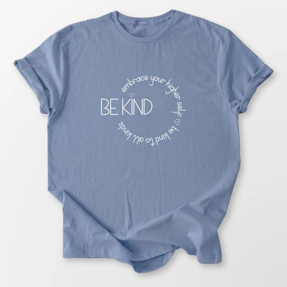Be Kind to All Kinds Tee Stone Blue T-Shirt