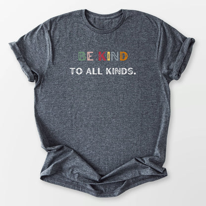Be Kind Vintage Tee Dark Heather Grey T-Shirt