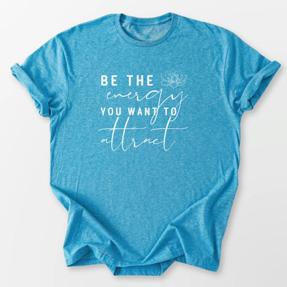Be The Energy Tee Heather Sapphire T-Shirt