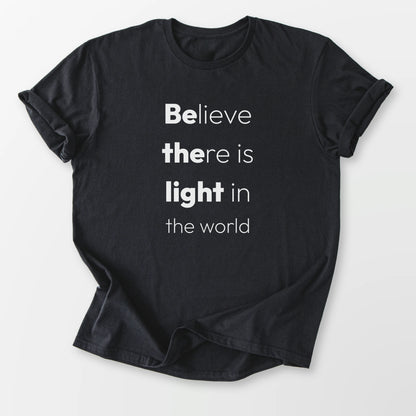 Be The Light Tee Black T-Shirt