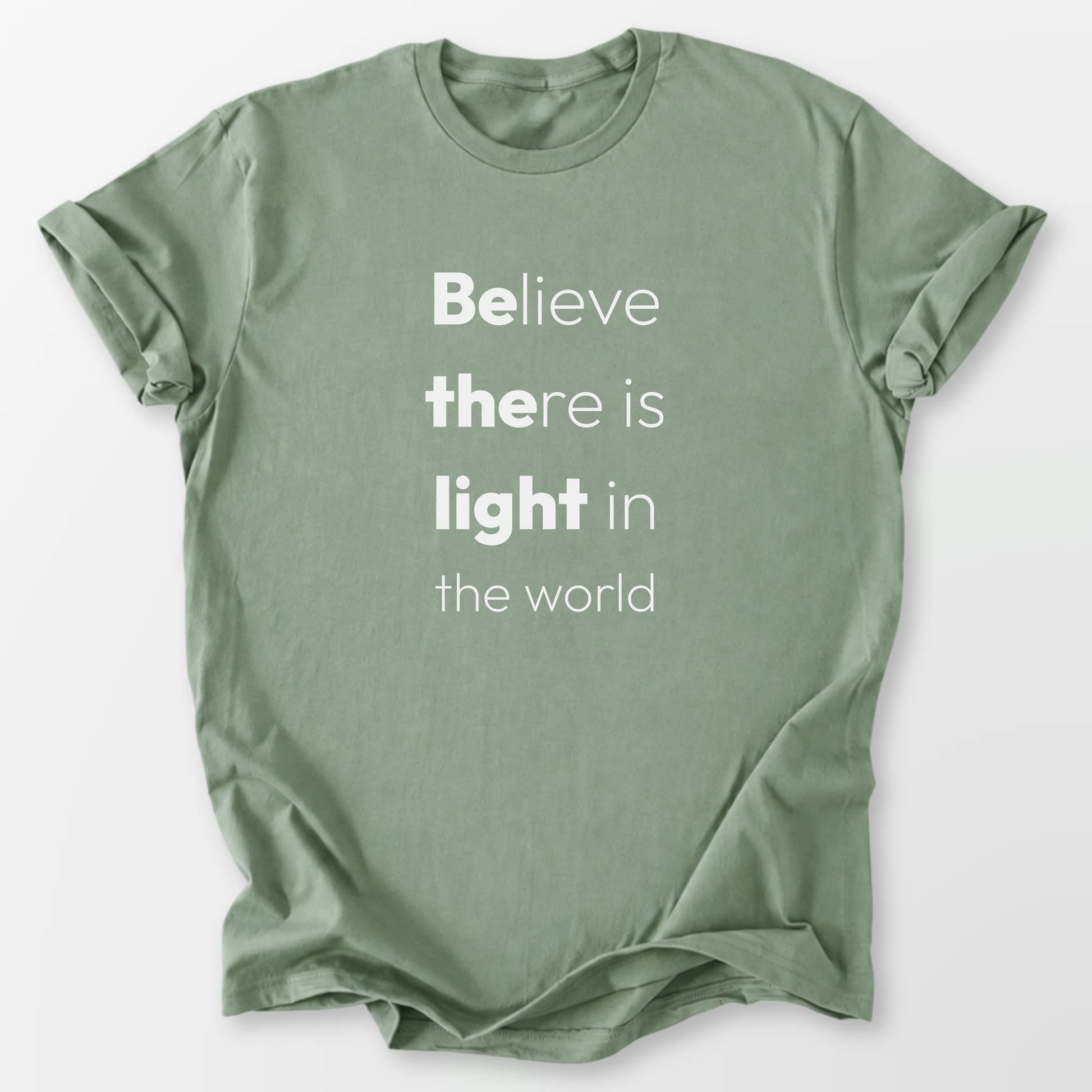 Be The Light Tee Sage T-Shirt