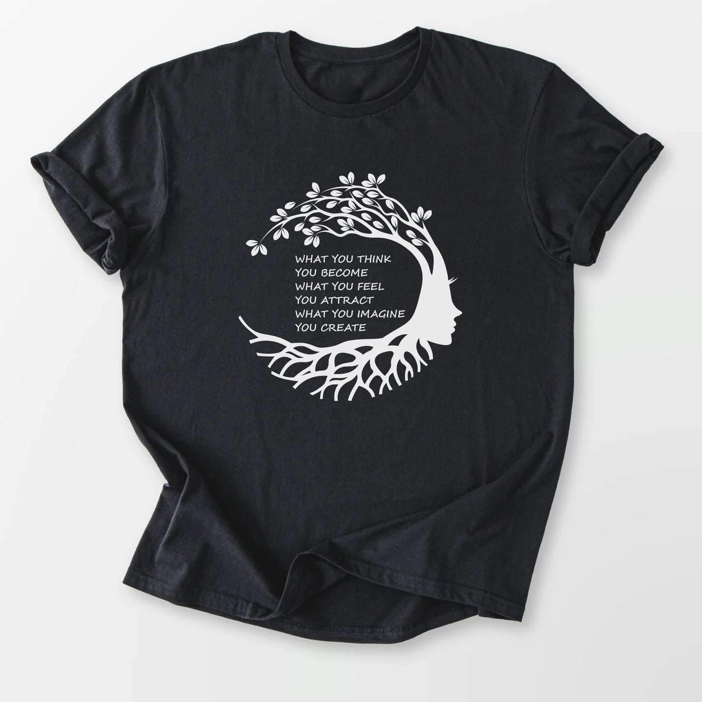 Become Attract Create Tee Black T-Shirt