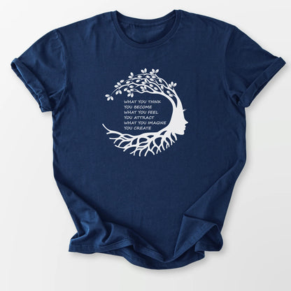 Become Attract Create Tee Navy T-Shirt