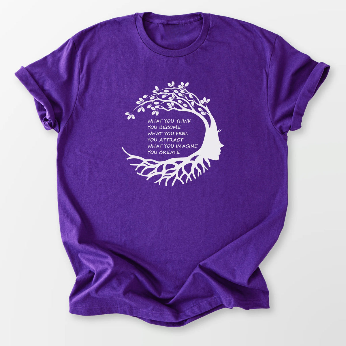 Become Attract Create Tee Purple T-Shirt