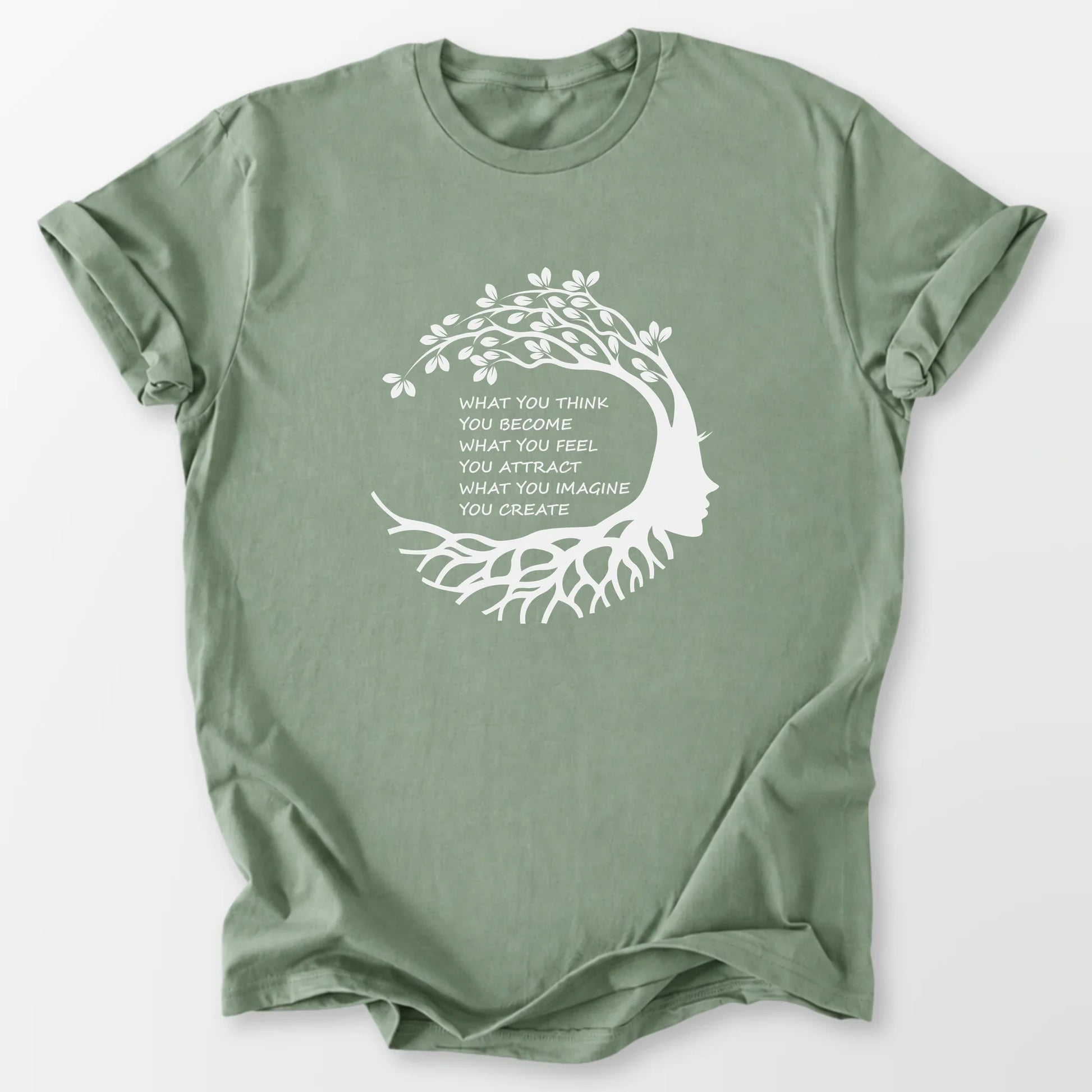 Become Attract Create Tee Sage T-Shirt