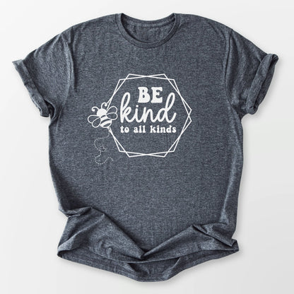 Bee Kind Tee Dark Heather Grey T-Shirt