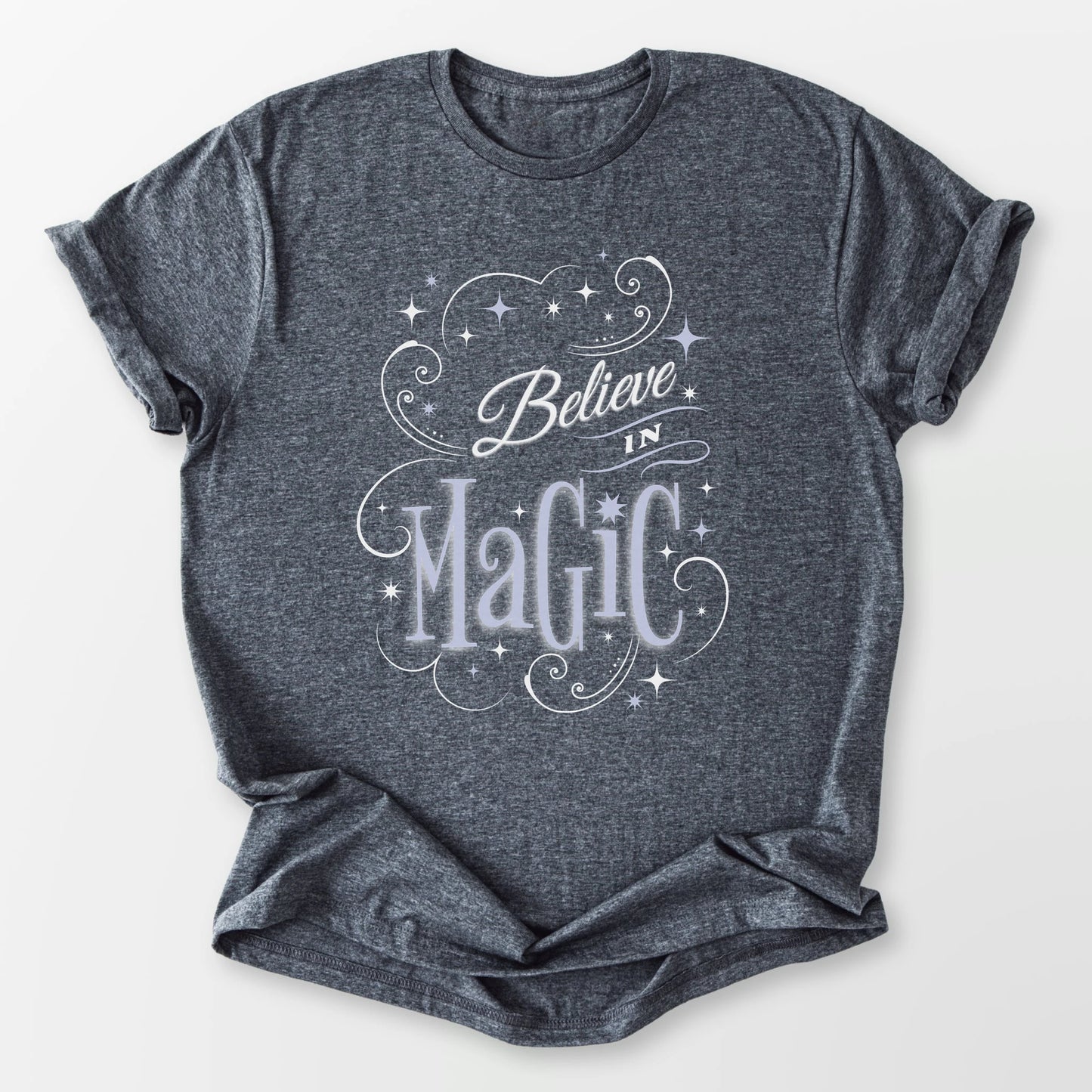 Believe in Magic Tee Dark Heather Grey T-Shirt