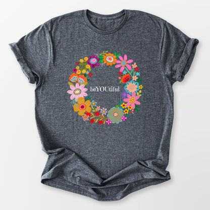 BeYOUtiful Tee Dark Heather Grey T-Shirt