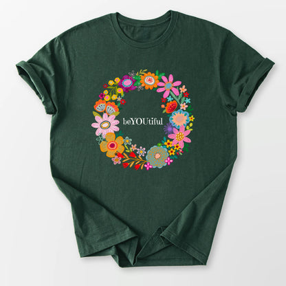BeYOUtiful Tee Forest Green T-Shirt