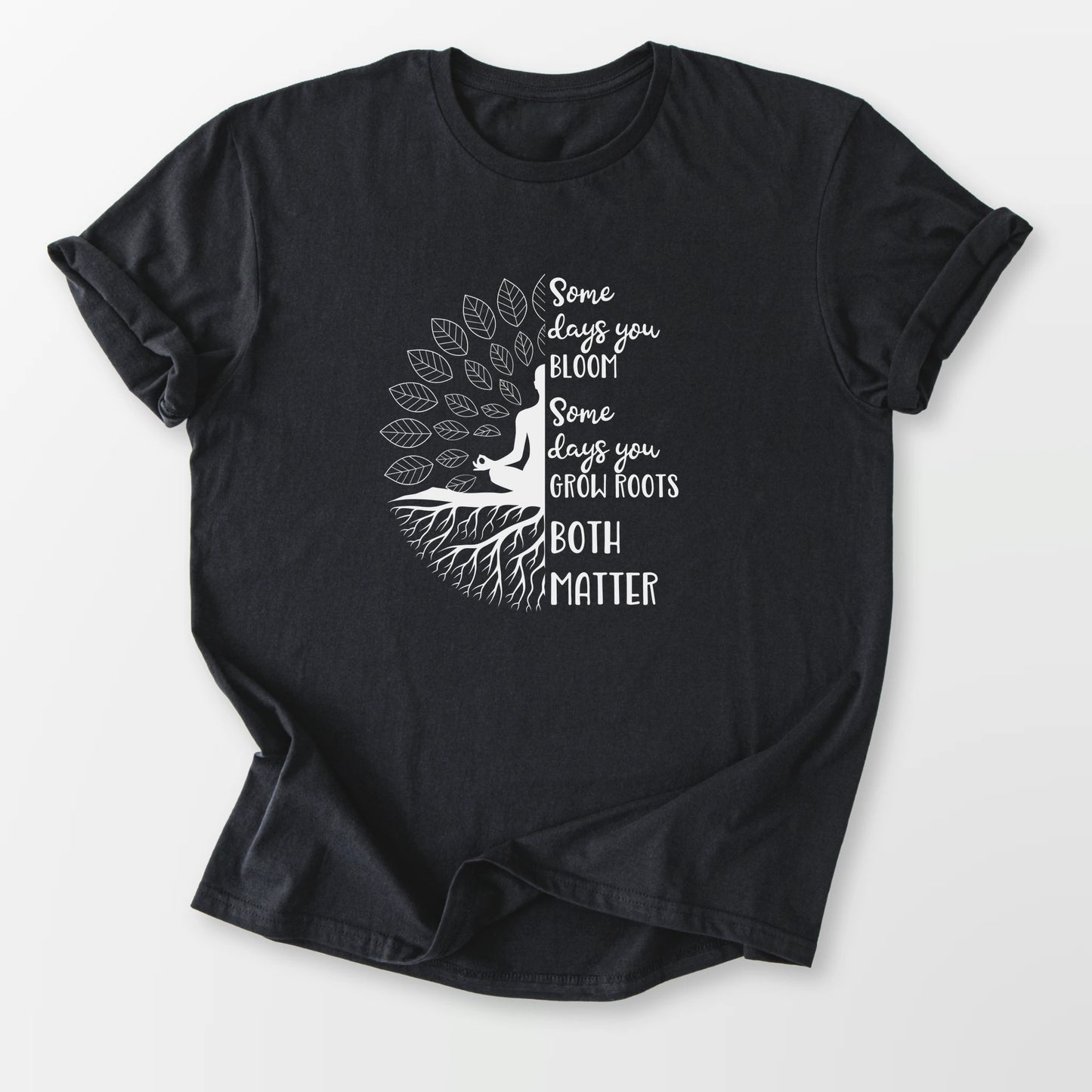 Bloom & Grow Roots Tee Black T-Shirt