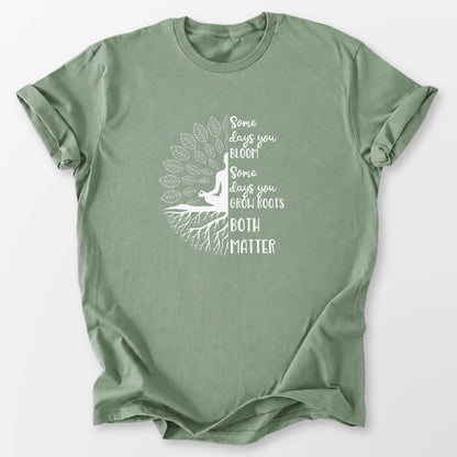 Bloom & Grow Roots Tee Sage T-Shirt