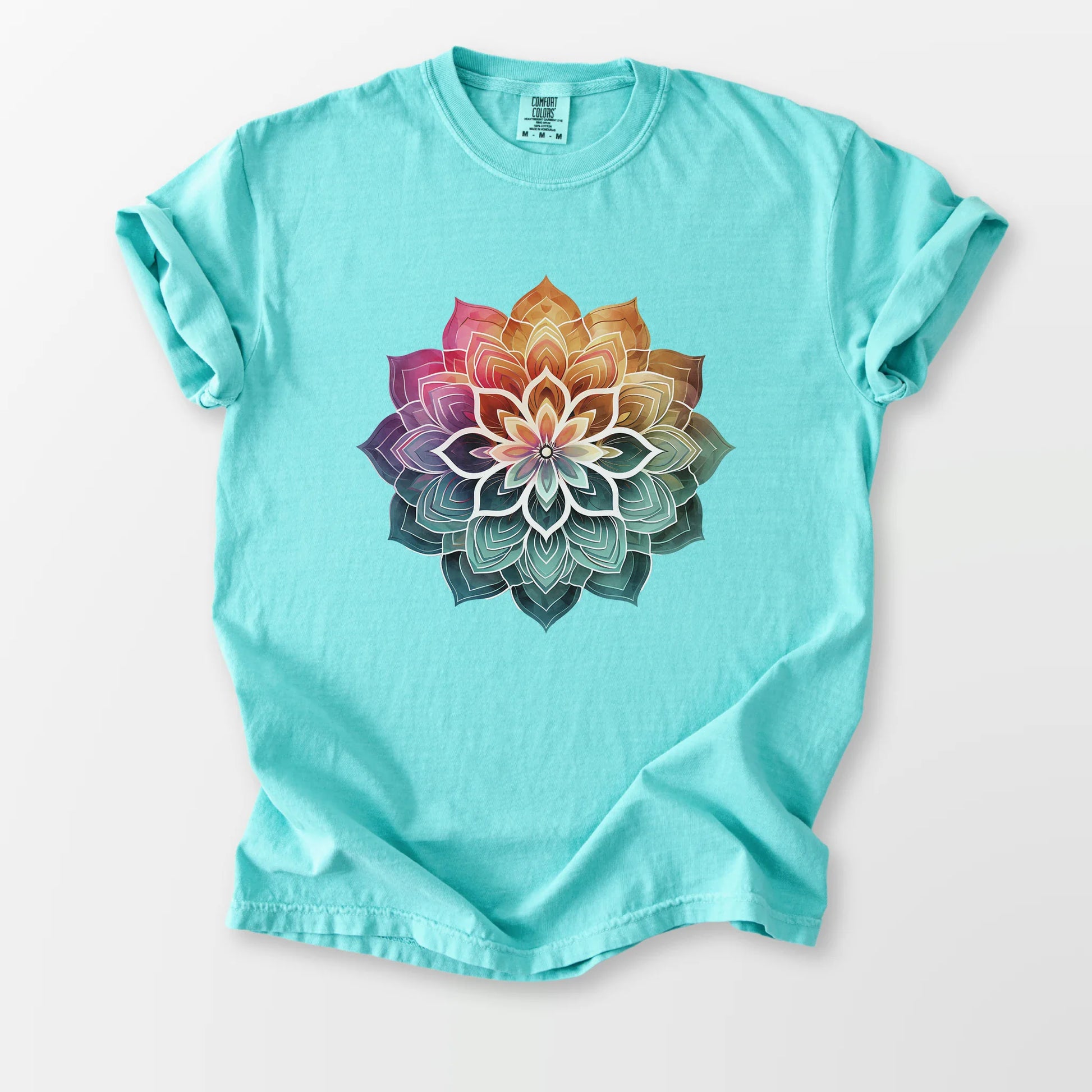 Boho Mandala Comfort Tee Chalky Mint T-Shirt