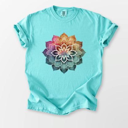 Boho Mandala Comfort Tee Chalky Mint T-Shirt