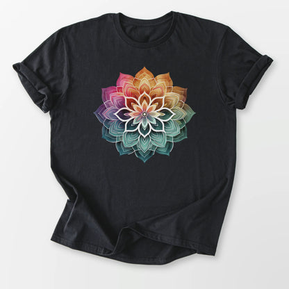 Boho Mandala Tee Black T-Shirt