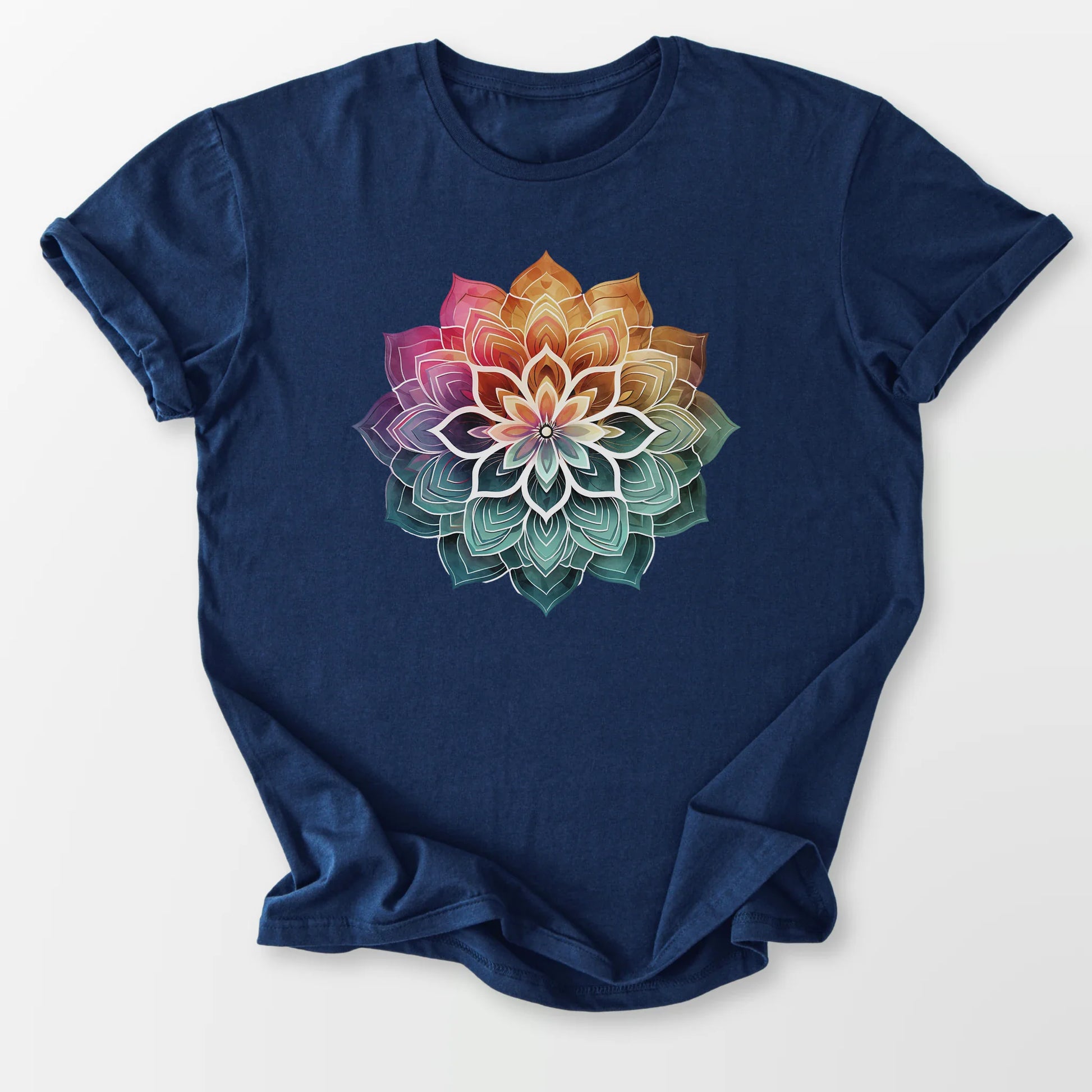 Boho Mandala Tee Navy T-Shirt