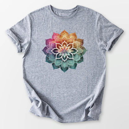 Boho Mandala Tee Sport Grey T-Shirt