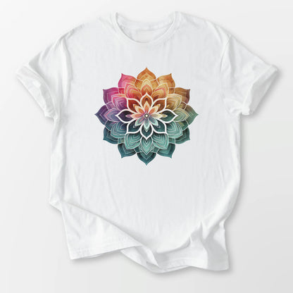 Boho Mandala Tee White T-Shirt