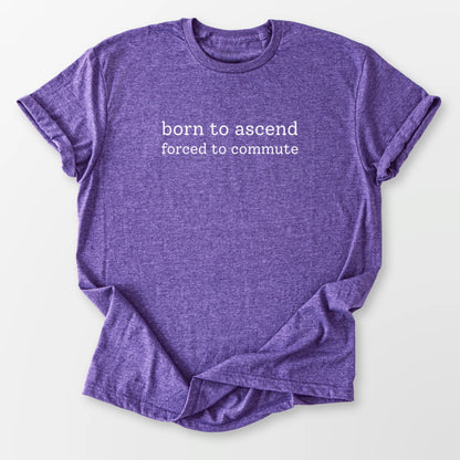 Born to Ascend Tee Heather Purple T-Shirt