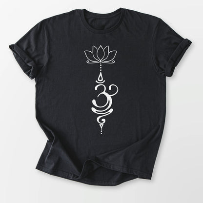 Breathe Lotus Tee Black T-Shirt