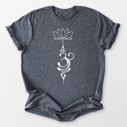 Breathe Lotus Tee Dark Heather Grey T-Shirt