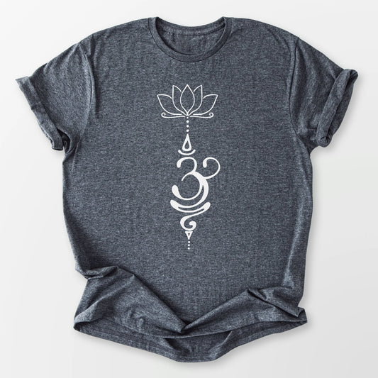 Breathe Lotus Tee Dark Heather Grey T-Shirt