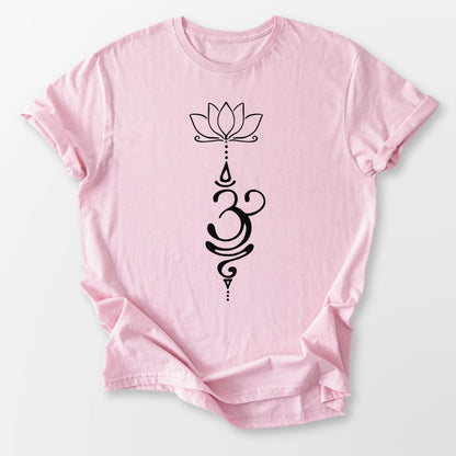 Breathe Lotus Tee Light Pink T-Shirt