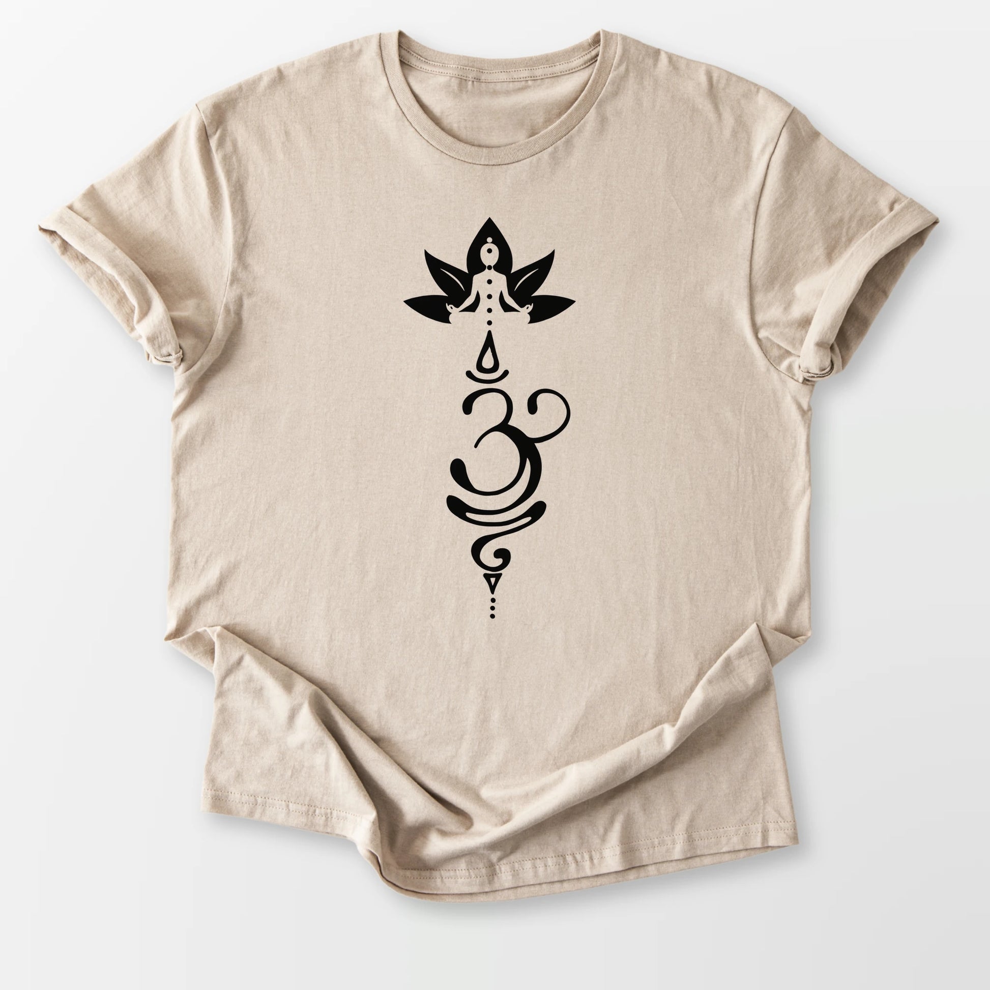 Breathe Sukhasana Tee Sand T-Shirt