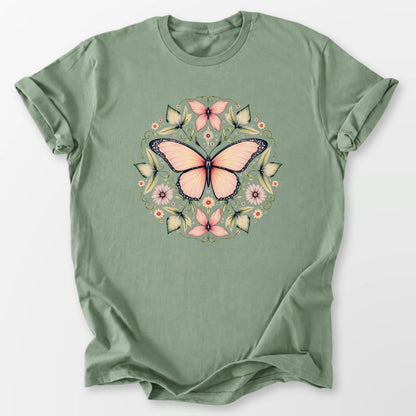 Butterfly Bliss Tee Sage T-Shirt