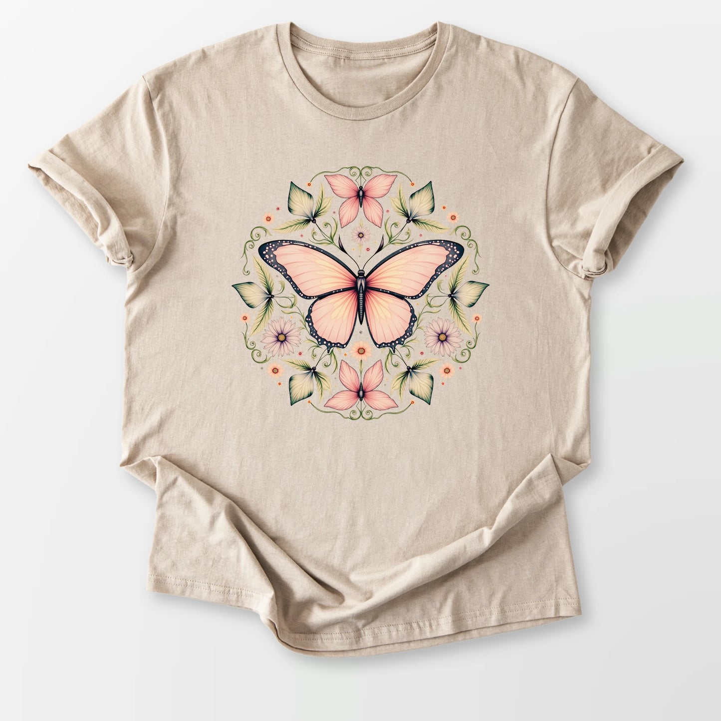 Butterfly Bliss Tee Sand T-Shirt