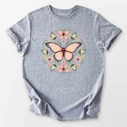 Butterfly Bliss Tee Sport Grey T-Shirt
